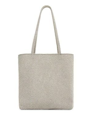 Mansur Gavriel Filo Metallic Knit Tote - Gray