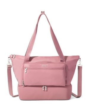 Baggallini Park Ave Weekender Tote - Pink