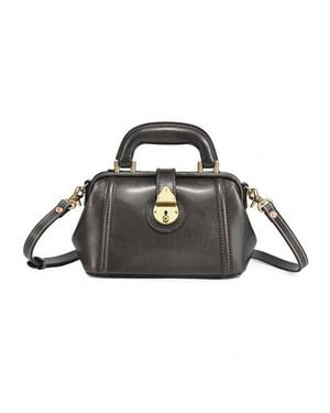 Old Trend Azalea Genuine Leather Mini Doctor Satchel - Black