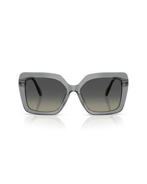 Swarovski 57Mm Butterfly Sunglasses - Gray