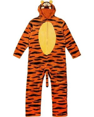 Disney Winnie The Pooh Fleece Hooded Coverall - Orange