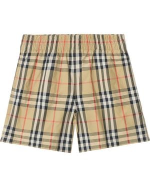 Burberry Check Swim Shorts - Multicolor