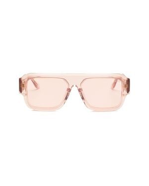DEZI Miami 56Mm Flat Top Sunglasses - Pink