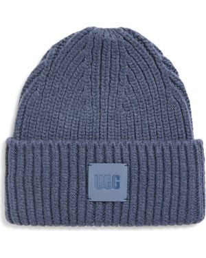UGG Chunky Rib Beanie - Blue