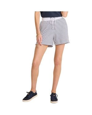Tommy Bahama Marina Del Mar Stripe Drawstring Shorts - Blue