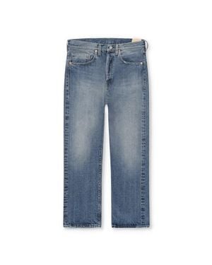 Fortela Unclejohn Japan Selvedge High-Waisted 5-Pocket Denim - Blue