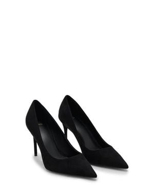 Mango Pointed Toe Pump - Black