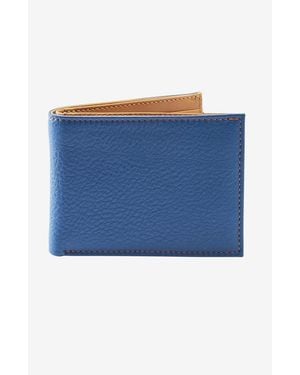 Tusk Amsterdam Compact Billfold Wallet - Blue