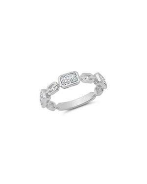 Crislu Radiant Frozen Link Ring - Multicolor