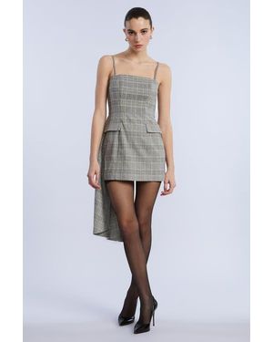 BCBGMAXAZRIA Dress With Drape - White