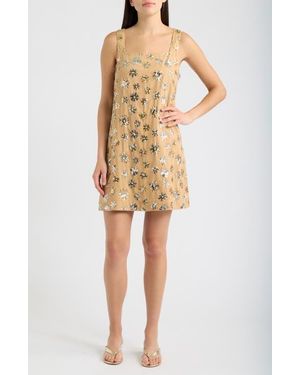 Lilly Pulitzer Tamala Sequin Shift Dress - Natural