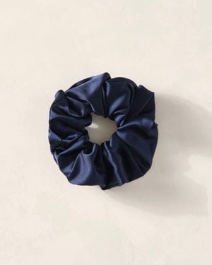 Haven Well Within Washable Silk Scrunchie - Blue