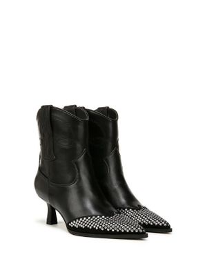 Circus by Sam Edelman Yolanda Metal Western Boot - Black