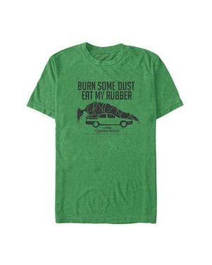 National Lampoon ́s Christmas Va Eat My Dust Tree Graphic T-Shirt - Green