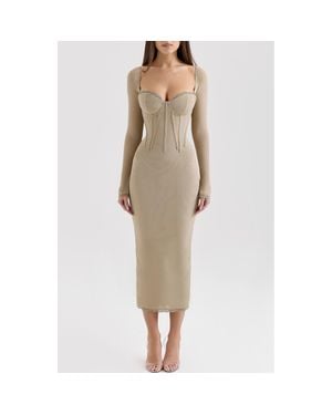 chinese dress ladies Petal & Pup Women's Nova Flutter Sleeve Midi Dress main image 0