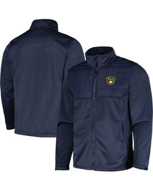 Dunbrooke Milwaukee Brewers Explorer Full-Zip Jacket - Blue