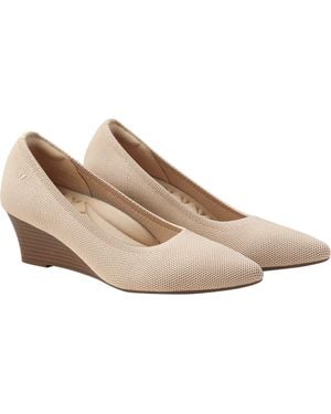 VIVAIA Pointed-Toe Wedge - Natural