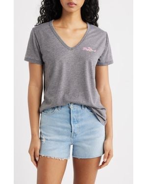 Rip Curl Layday Logo T-Shirt - Gray