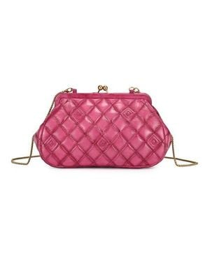 Old Trend Petunia Small Quilted Leather Crossbody - Red