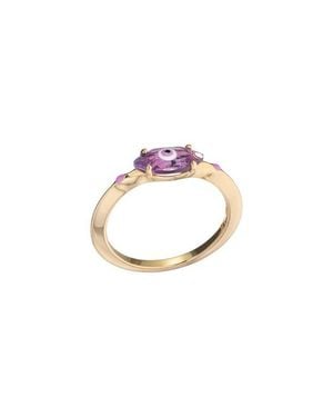 Bea Bongiasca Big Eye Gemstone Ring - White