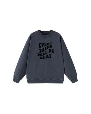 Lezat Sammie Cotton Sweatshirt - Blue