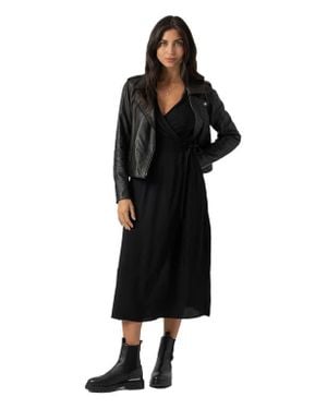 Saint + Sofia Bonham Studded Biker Jacket - Black