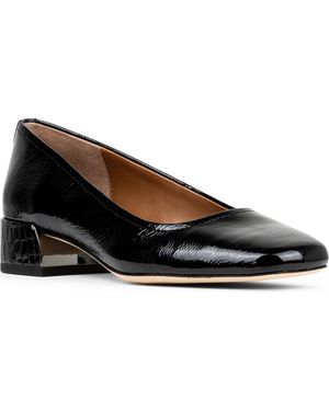 Donald J Pliner Block Heel Pump - Black