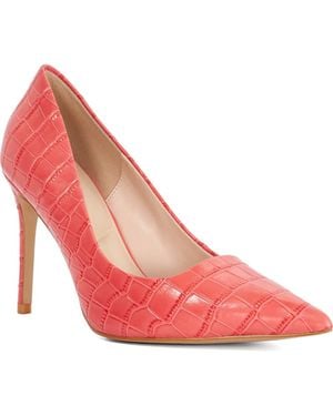 Dune Assured Pointed Toe Pump - Pink