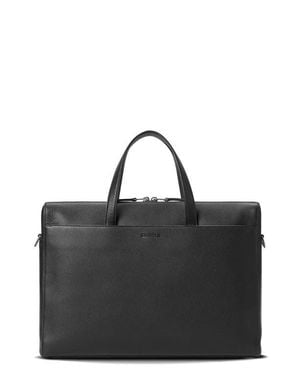 Shinola Canfield Essential Pebbled Leather Briefcase - Black