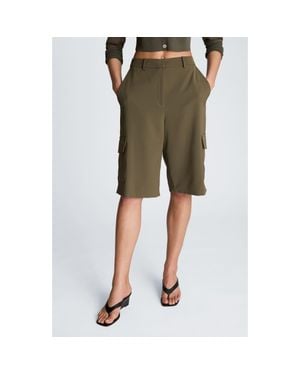 Kenneth Cole Cargo Pocket Walking Shorts - Green