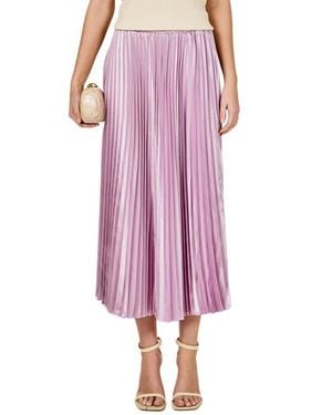 Endless Rose Sunburst Pleated Skirt - Pink