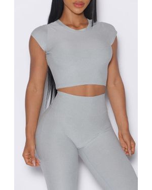 Bombshell Sportswear Fit Fam Active Tee - Gray