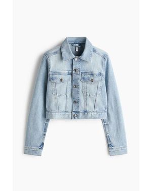 H&M Short Denim Jacket - Blue