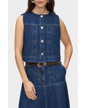 ALIGNE Bobbie Denim Vest - Blue