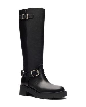 Stuart Weitzman Ren Moto Boot - Black