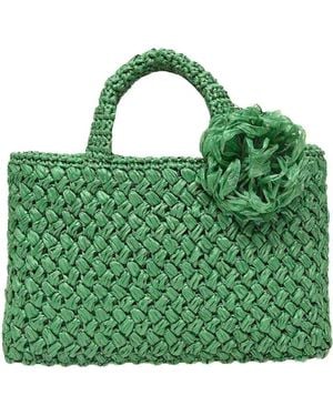 Carmen Sol Positano Raffia - Green