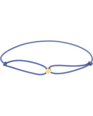 EF Collection Diamond Dot Cord Bracelet - Blue