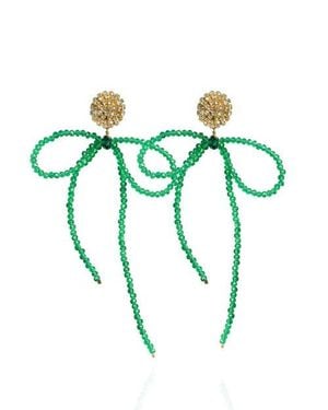 Saule Label Lucia Earrings - Green