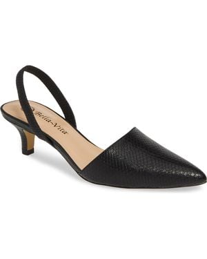 Bella Vita Sarah Ii Slingback Pump - Black