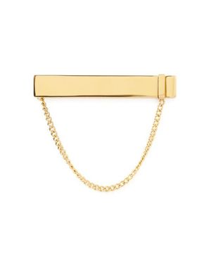 Cufflinks Inc. Chain Tie Clip - White