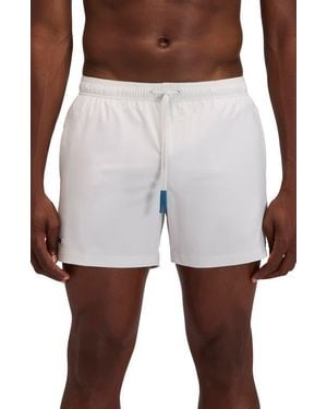 Sundek Solid Swim Trunks - White
