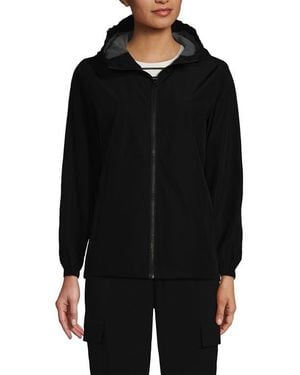 Lands' End School Uniform Rain Jacket - Black