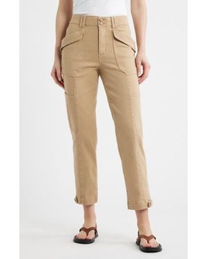 Wit & Wisdom Skyrise Tapered Utility Pants - Natural