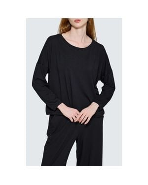 Luukaa Lana Boxy Blouse - Black