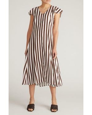 UNIVERSAL STANDARD Victoria Linen Blend Dress - Multicolor