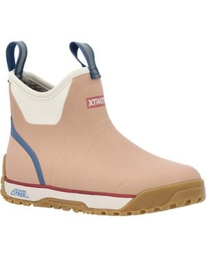 XtraTuf Ice Fleece Lined Waterproof Ankle Deck Boot - Brown