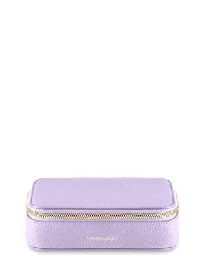 Maison De Sabre Leather Jewelry Case - Purple