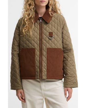 Barbour Aylesby Quilted Jacket - Brown