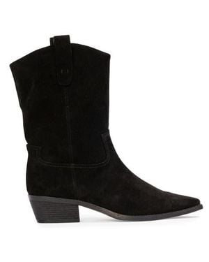 Black Suede Studio Casey 55 Suede Boot - Black