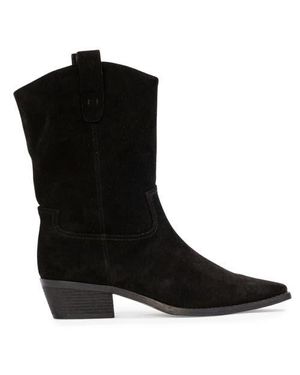 Black Suede Studio Casey 55 Suede Boot - Black